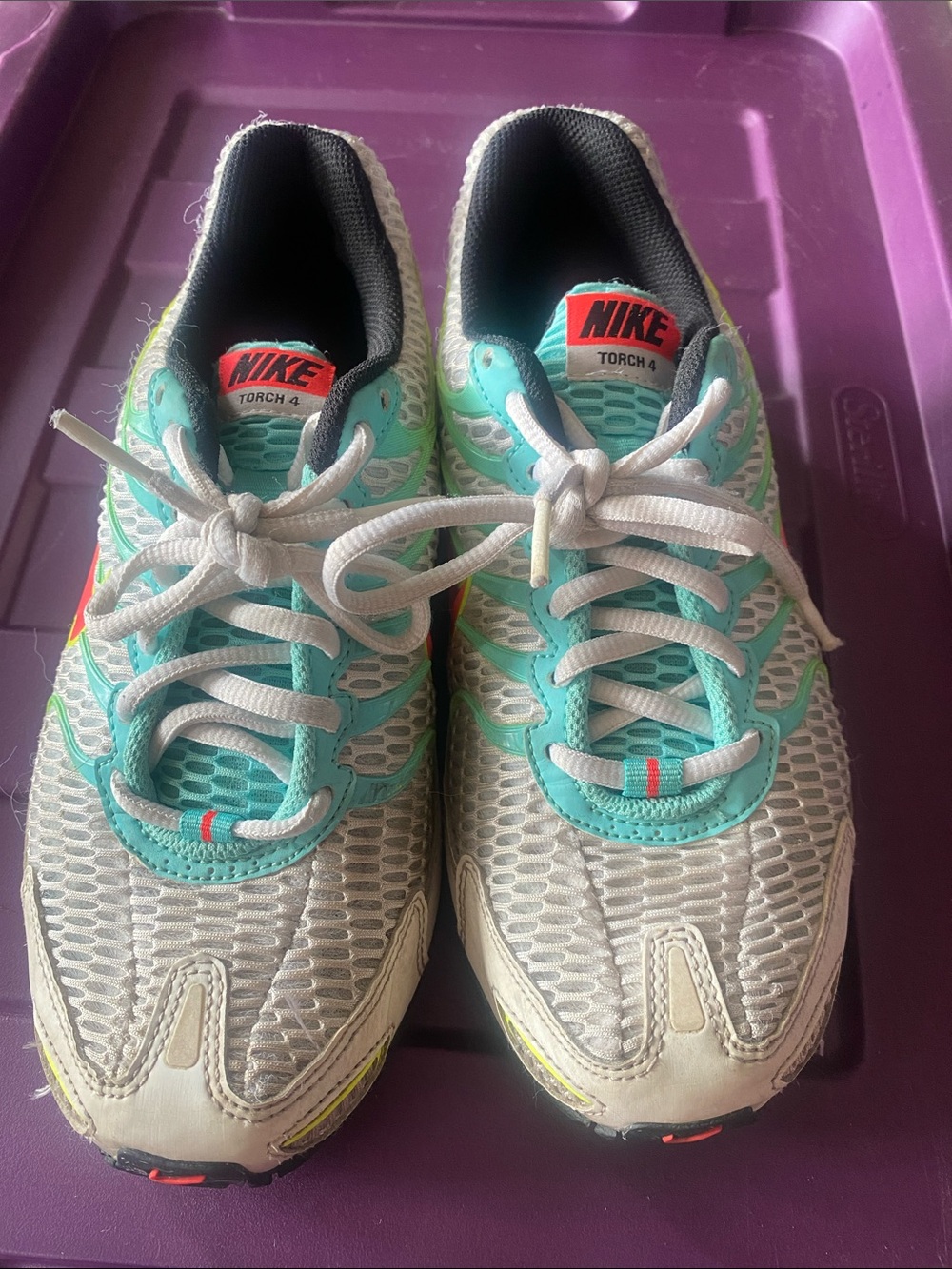 Nike Torch 4 Women's Athletic Shoes - Teal, White